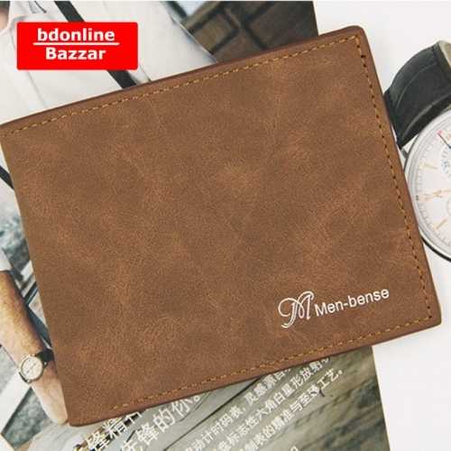 New Men's Wallet Short Multinational Large Capacity Frosted Retro Casual Wallet