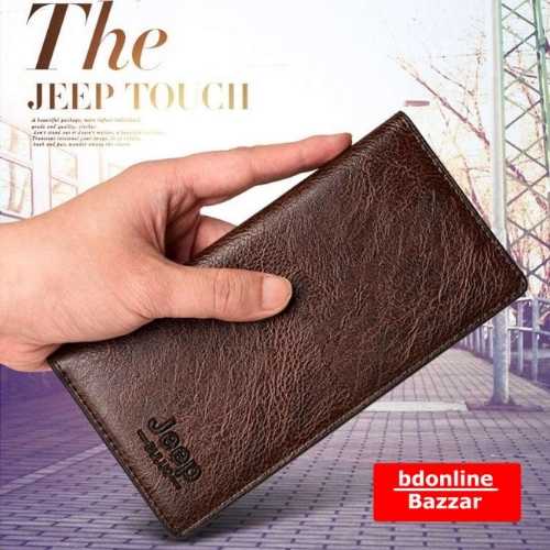High quality Huge Capacity Thin Men Long Wallet