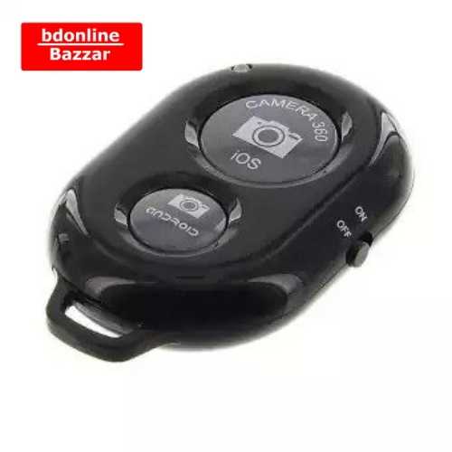 Selfie Remote Shutter Bluetooth Wireless Shutter Camera (Black)