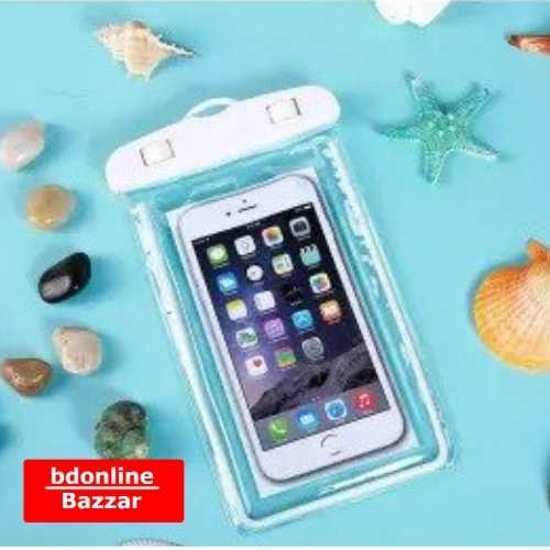 Transparent Luminous pvc waterproof bag for mobile phone
