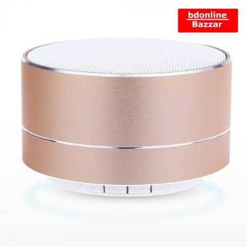 Metal Multimeadia Bluetooth Speaker with Mic, TF card, FM radio & AUX