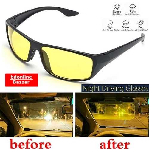 Magnetic Night Vision Polarized Glass - Multicolor