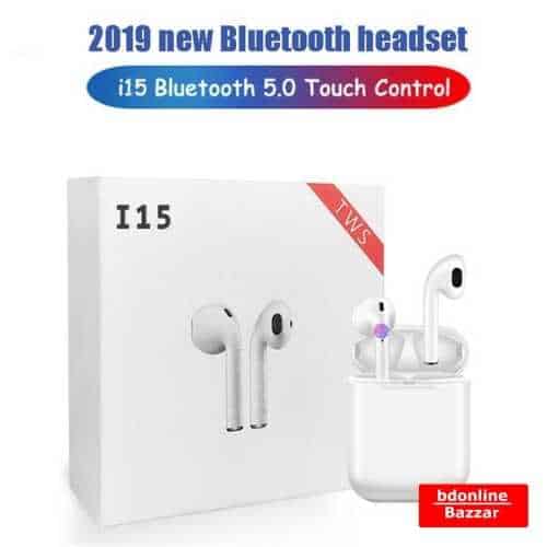 i15 Touch Control TWS 5.0 Bluetooth Headset